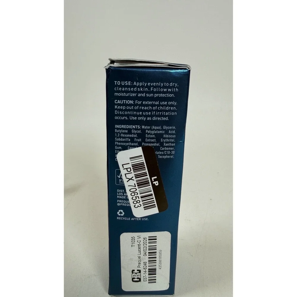 Prequel Multi-Quench Plumping Hydration Serum 1.7oz Polyglutamic Acid PGA New